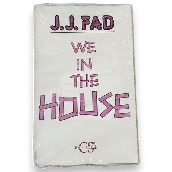 JJ Fad We In The House Sealed 1990 Cassette Single, Hip-Hop Rap Ruthless Records - Picture 1 of 10